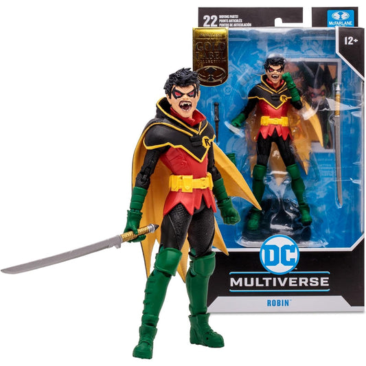 DC Multiverse Damian Wayne Robin Gold Label Action Figure [DC Vs. Vampires]