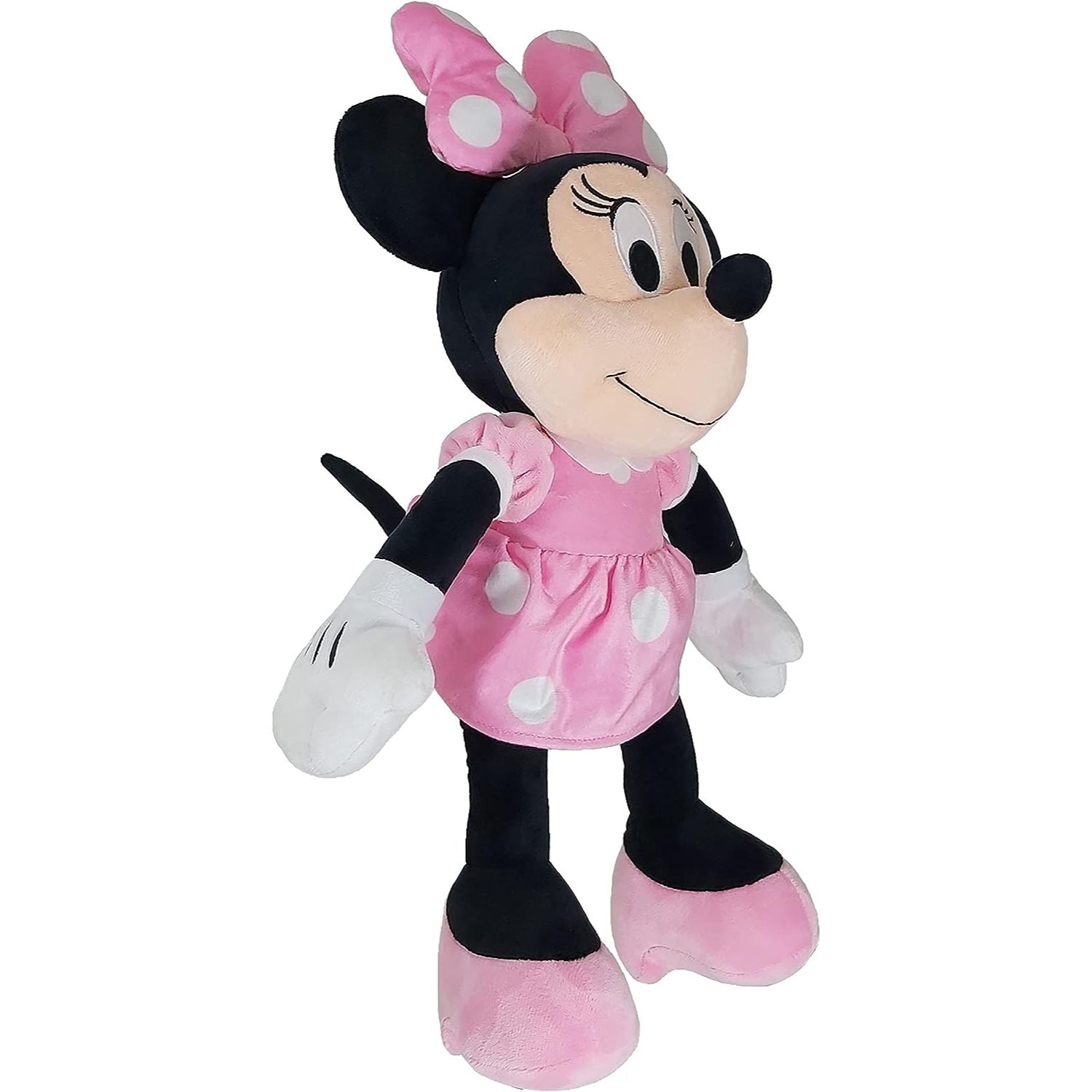 Disney Minnie Mouse plush side view - Heretoserveyou
