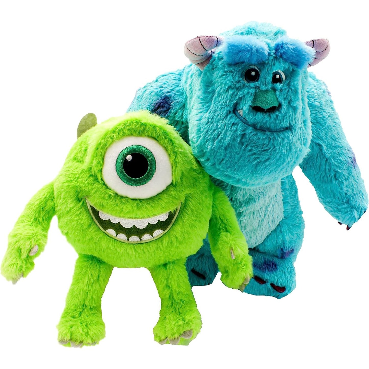 Disney - Pixar - Monsters Inc. - Soft Plush Sulley with Mike side by side