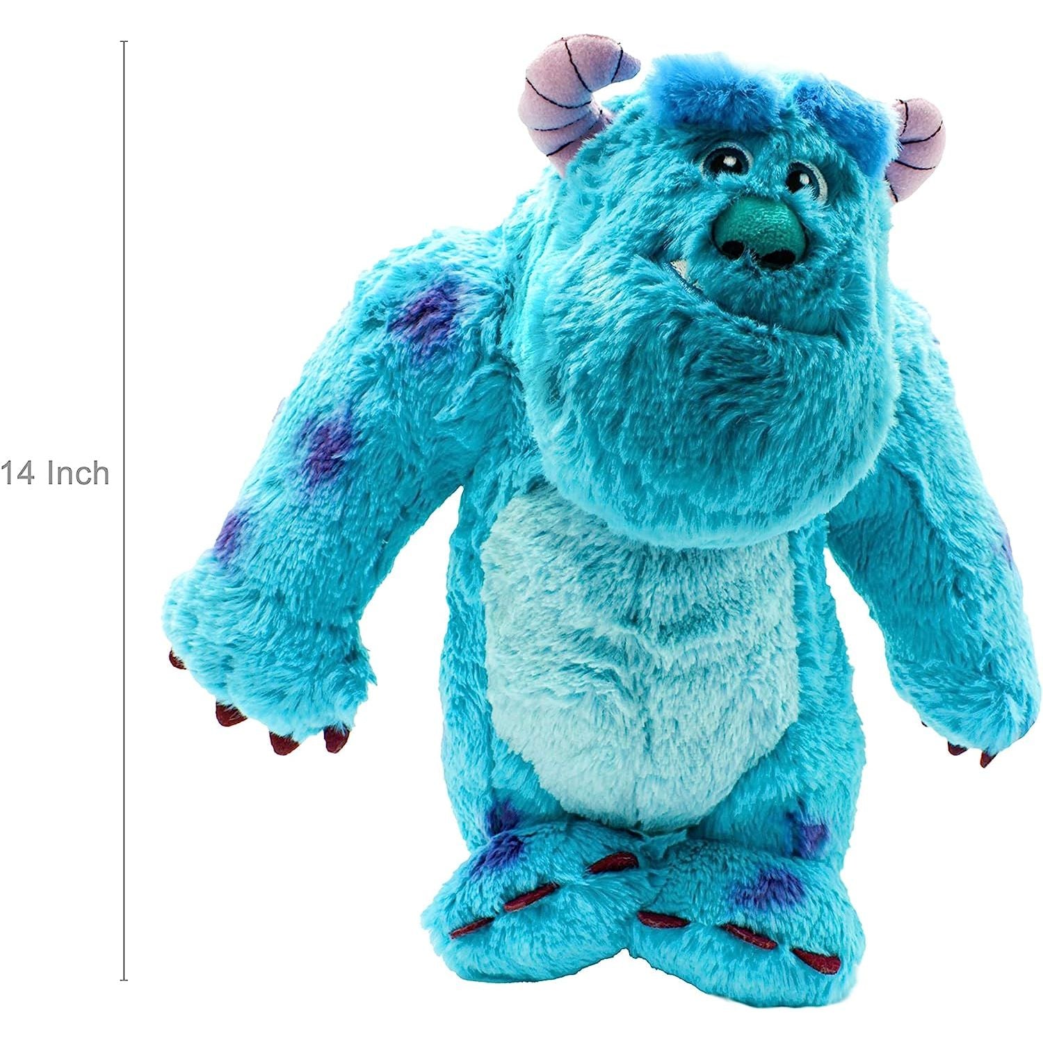 Disney - Pixar - Monsters Inc. - Soft Plush Sulley - 14Inch - Heretoserveyou