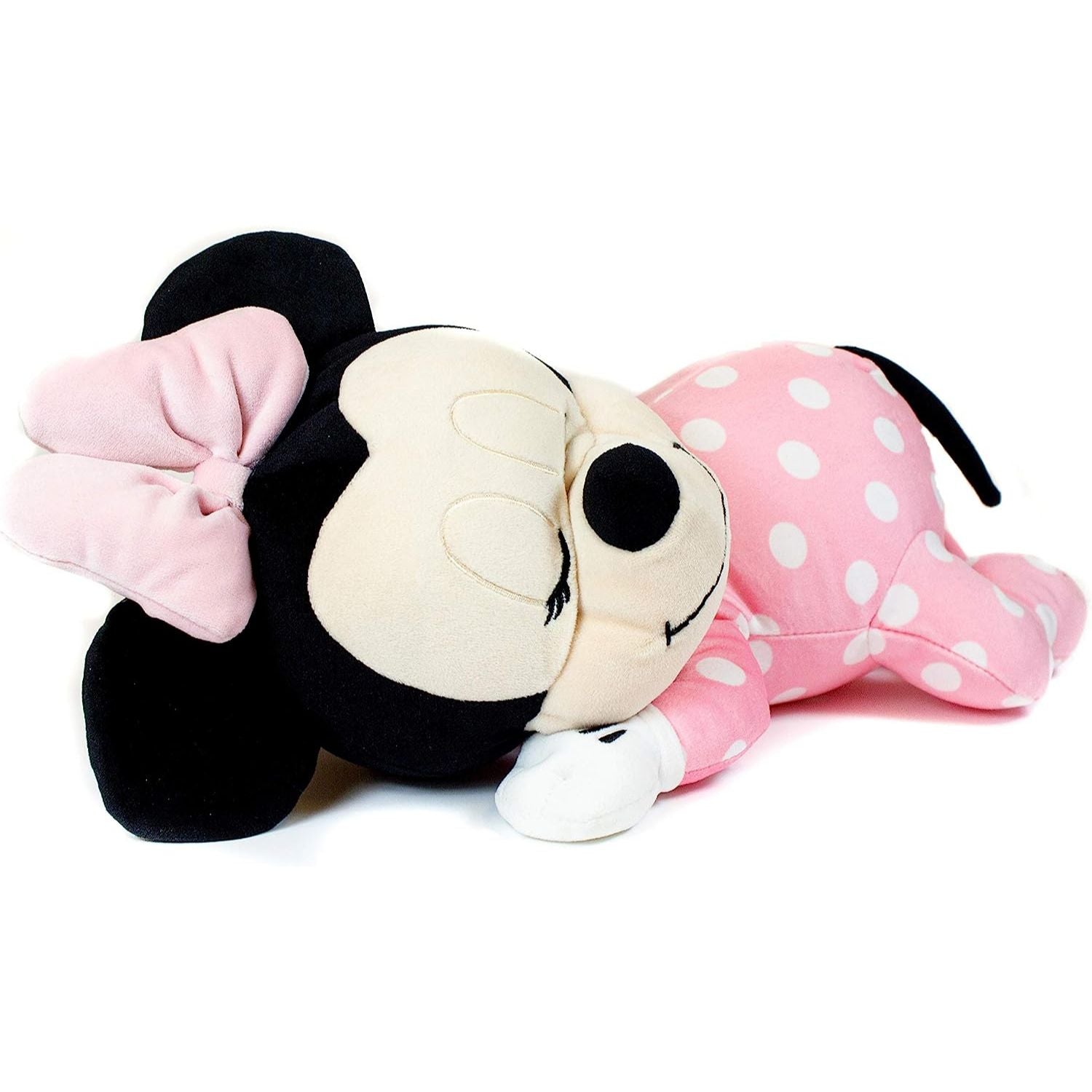 Minnie mouse sleeping plush face view - Heretoserveyou
