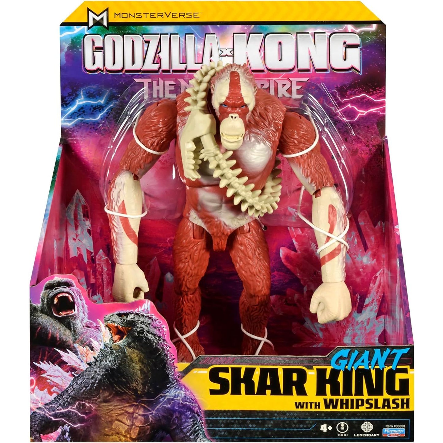 Godzilla X Kong : The New Empire - Giant Skar King with Whipslash - 11 Inch