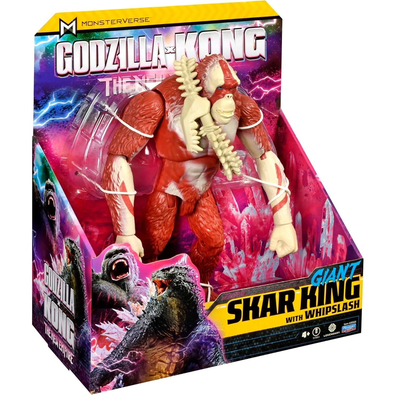 Godzilla X Kong : The New Empire - Giant Skar King with Whipslash - 11 Inch