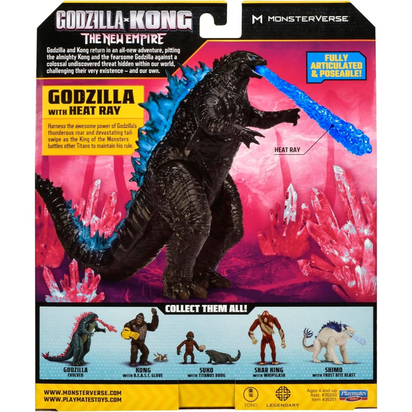 Godzilla x Kong : The New Empire - 6" Action Figure - Godzilla with Heat Ray