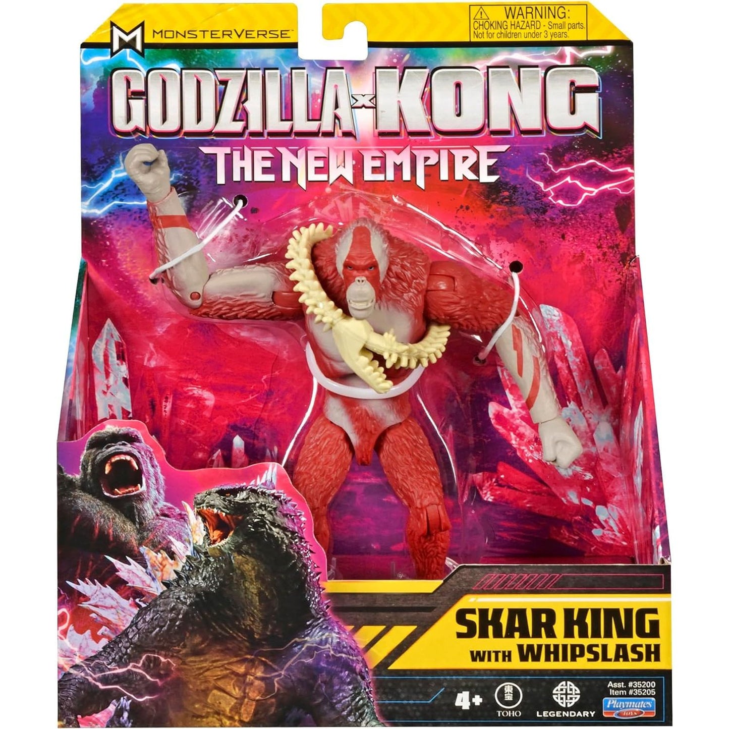 Godzilla x Kong : The New Empire - 6" Skar King with Whipslash by Playmates Toys