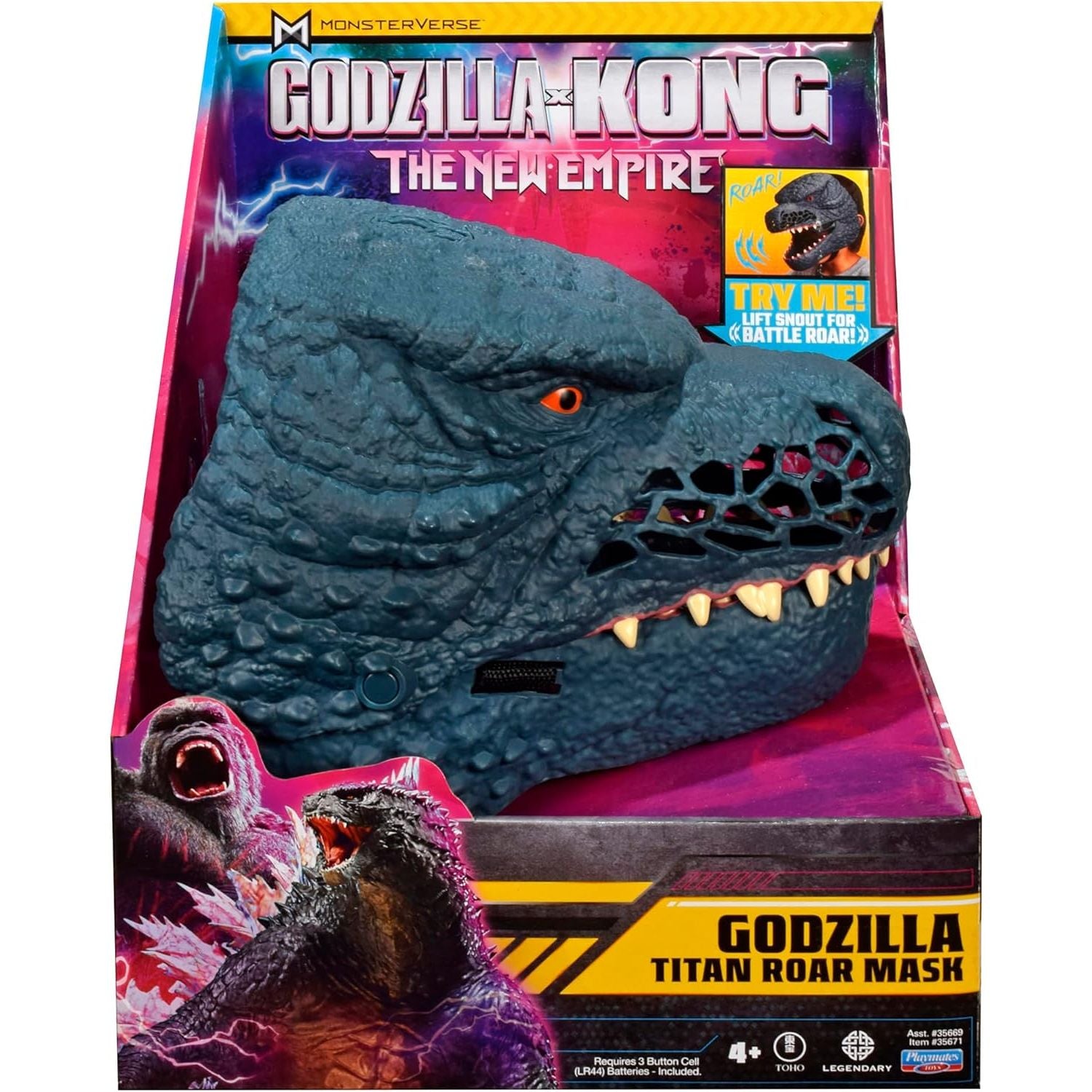 Godzilla x Kong Godzilla Interactive Mask by Playmates Toys