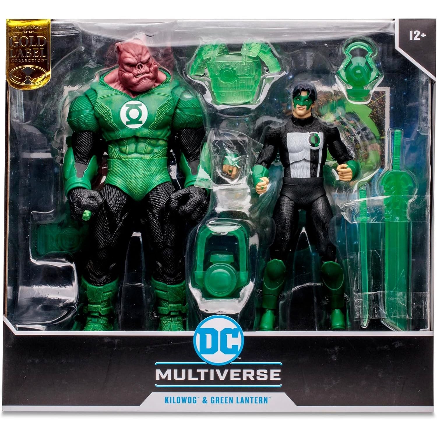 DC Multiverse 7IN with MEGAFIG 2PK - KILOWOG with Kyle Rayner Green Lantern (Gold Label)