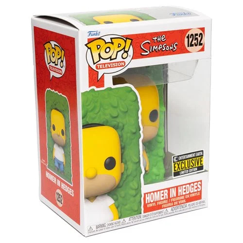 Funko Pop! The Simpsons Homer in Hedges Pop! Vinyl Figure - Entertainment Earth Exclusive - Action & Toy Figures Heretoserveyou