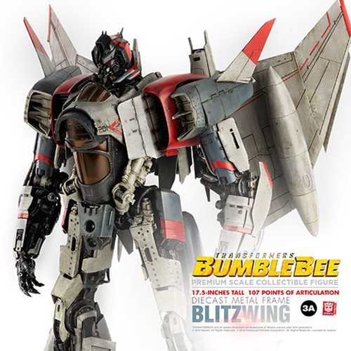 Transformers Bumblebee Movie Blitzwing Premium Scale Action Figure - Transformer action figure Heretoserveyou