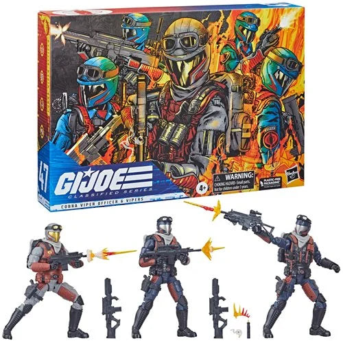 *Pre-Order* G.I. Joe Classified Series Vipers and Officer Troop Builder Pack 6-Inch Action Figures - Action & Toy Figures Heretoserveyou