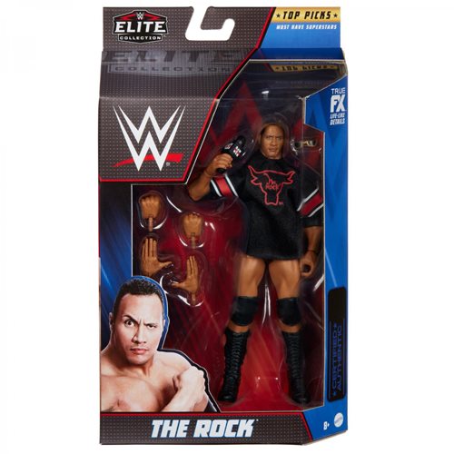 Wwe the rock sale elite action figure