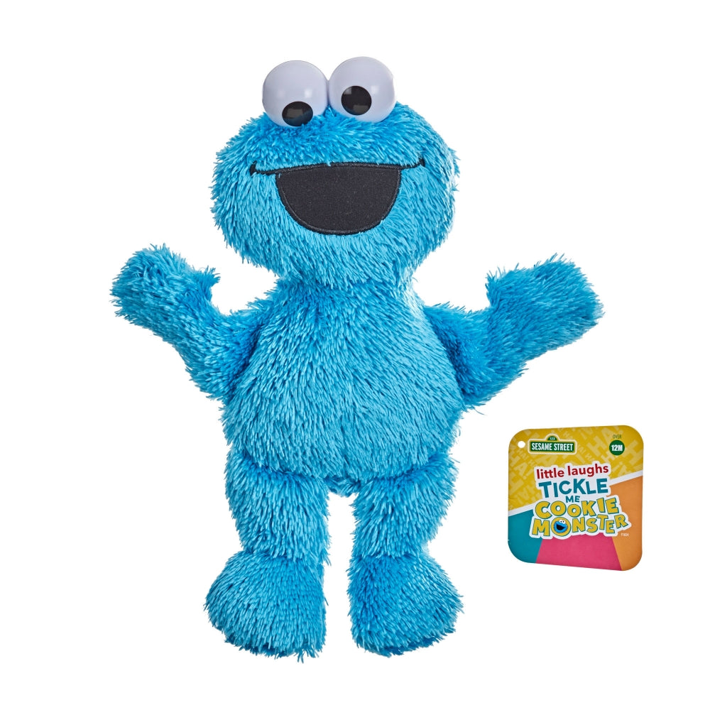 Sesame Street Little Laughs Tickle Me Elmo, Talking, Laughing 10-Inch Plush Toy for Toddlers, Kids 12 Months & Up - Stuffed Animals Heretoserveyou