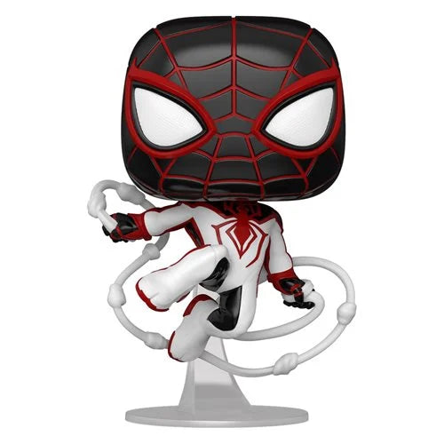 Spider-Man Miles Morales Game Track Suit Pop! Vinyl Figure - Action & Toy Figures Heretoserveyou