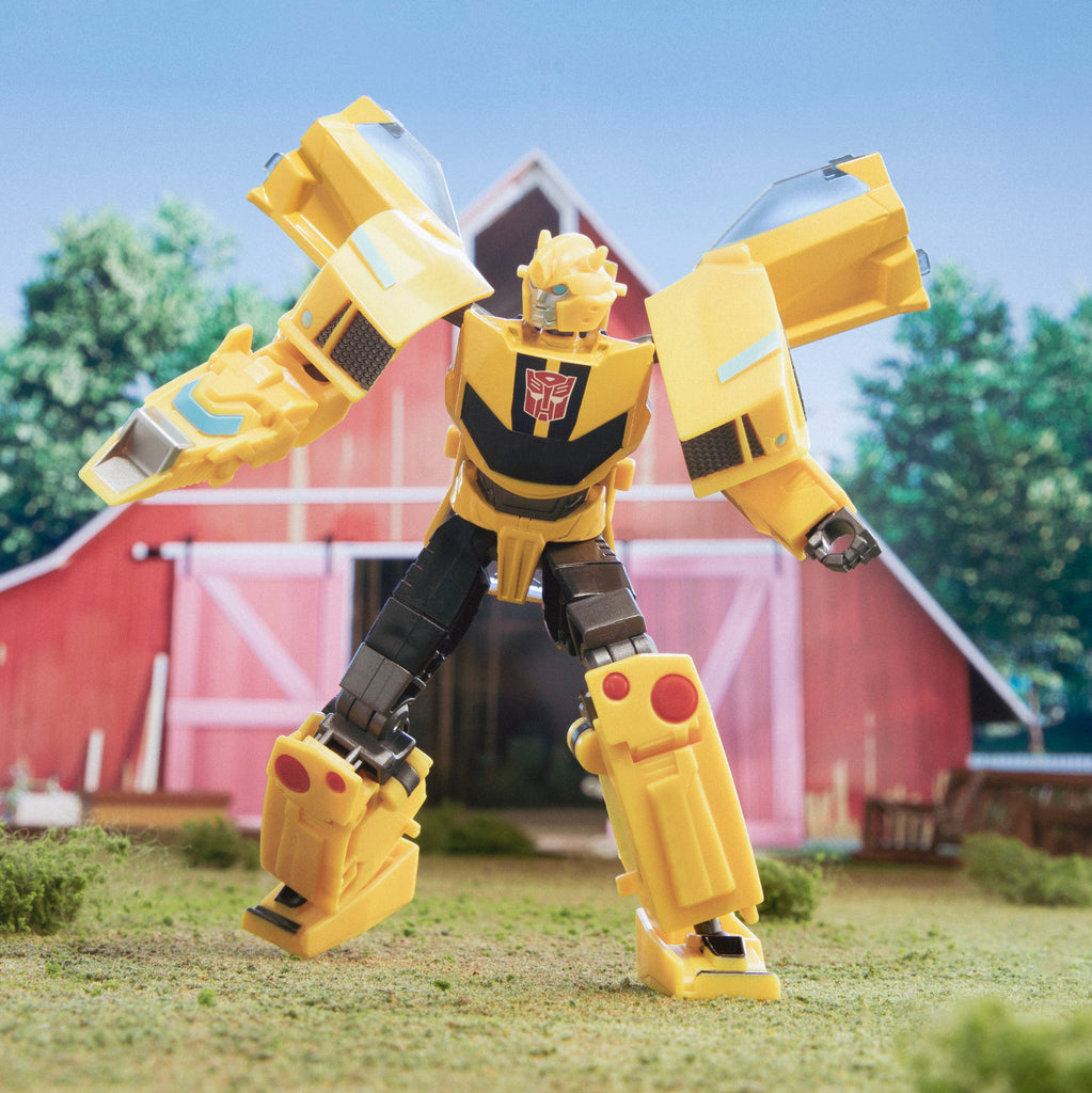 Transformers Earthspark Deluxe Bumblebee Action Figure Toy