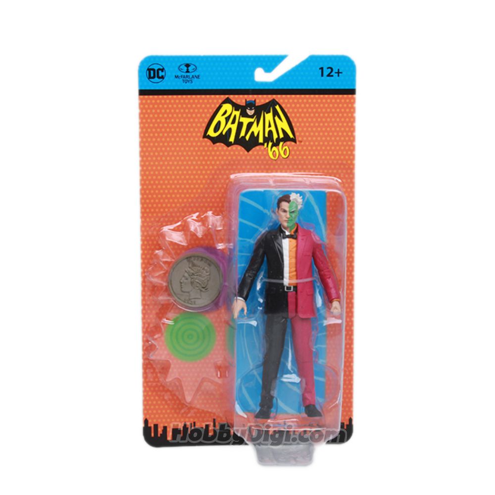 DC Retro 6 Inch - Wave 6 Batman 66 - Two-Face Batman Action Figure Toy