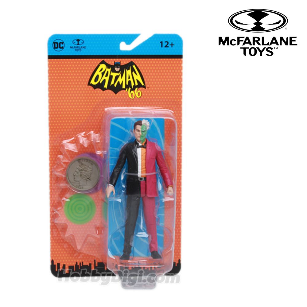 DC Retro 6 Inch - Wave 6 Batman 66 - Two-Face Batman Action Figure Toy