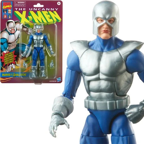 X-Men Marvel Legends Retro Avalanche 6-Inch Action Figure Toy - Heretoserveyou