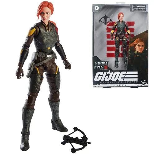 G.I. Joe Classified Series Snake Eyes: G.I. Joe Origins Scarlett Action Figure Collectible 20 Premium Toy, 6-Inch Scale, Custom Package Art - Action & Toy Figures Heretoserveyou