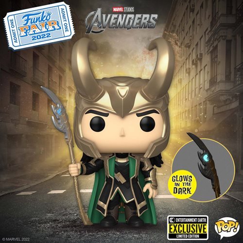 Funko Pop! Avengers Loki with Scepter Pop! Vinyl Figure - EE Exclusive - Action & Toy Figures Heretoserveyou