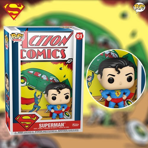 Funko pop! Superman Action Comics Pop! Comic Cover Figure - Funko pop Heretoserveyou