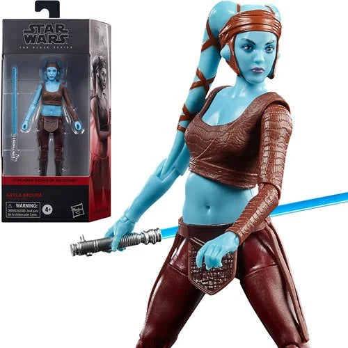 Star Wars The Black Series Aayla Secura Toy 6-Inch Action Figure