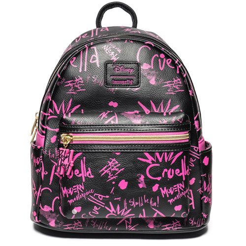 Loungefly Cruella Graffiti Mini-Backpack - EE Exclusive - Backpacks Heretoserveyou