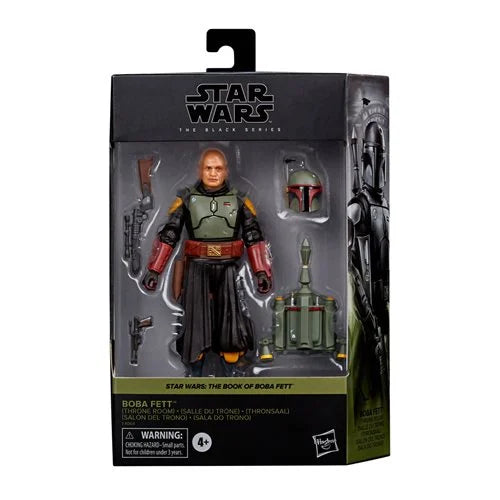 Star Wars The Black Series Boba Fett (Throne Room) Deluxe 6-Inch Action Figure - Action & Toy Figures Heretoserveyou