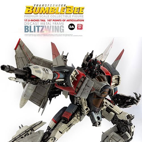 Transformers Bumblebee Movie Blitzwing Premium Scale Action Figure - Transformer action figure Heretoserveyou