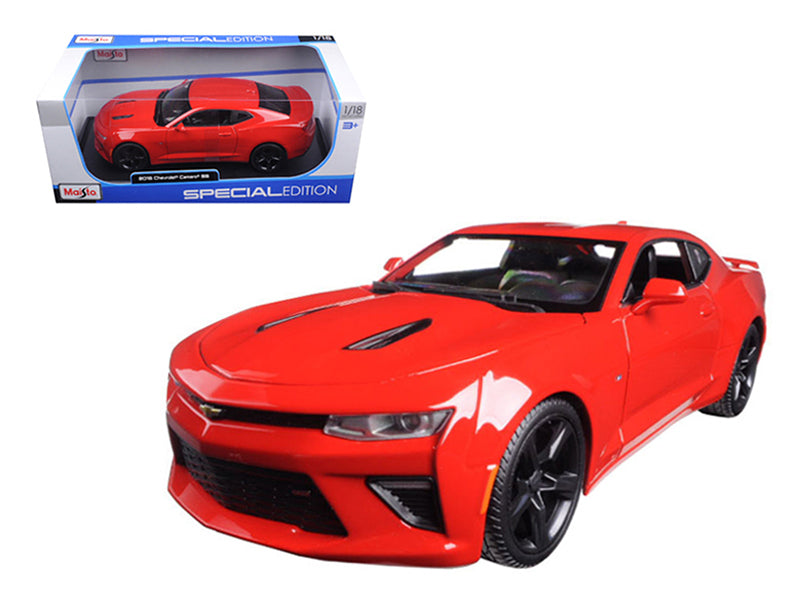 2016 Chevrolet Camaro SS Red 1/18 Diecast Model Car by Maisto