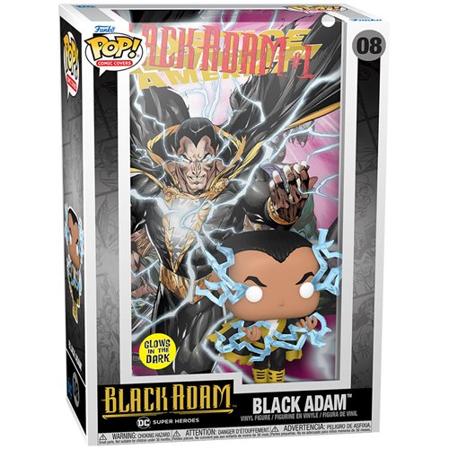 Funko Pop! Black Adam Pop! Comic Cover Figure with Case - Action & Toy Figures Heretoserveyou