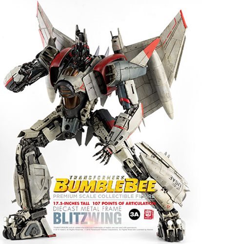 Transformers Bumblebee Movie Blitzwing Premium Scale Action Figure - Transformer action figure Heretoserveyou