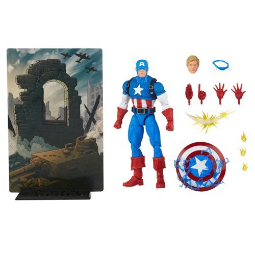 Marvel Legends Series 20th Anniversary Series 1 Captain America 6-inch Action Figure - Action & Toy Figures Heretoserveyou