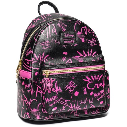 Loungefly Cruella Graffiti Mini-Backpack - EE Exclusive - Backpacks Heretoserveyou