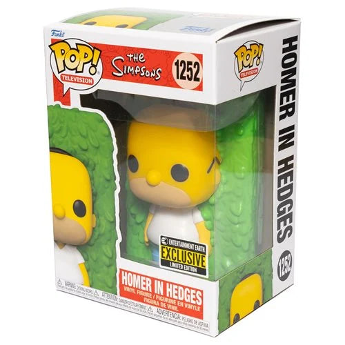 Funko Pop! The Simpsons Homer in Hedges Pop! Vinyl Figure - Entertainment Earth Exclusive - Action & Toy Figures Heretoserveyou