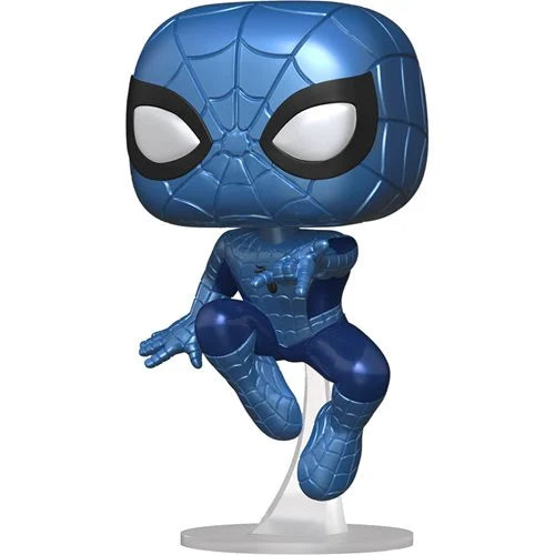 Funko Pop! Make-A-Wish Spider-Man Metallic Pop! Vinyl Figure - Action & Toy Figures Heretoserveyou