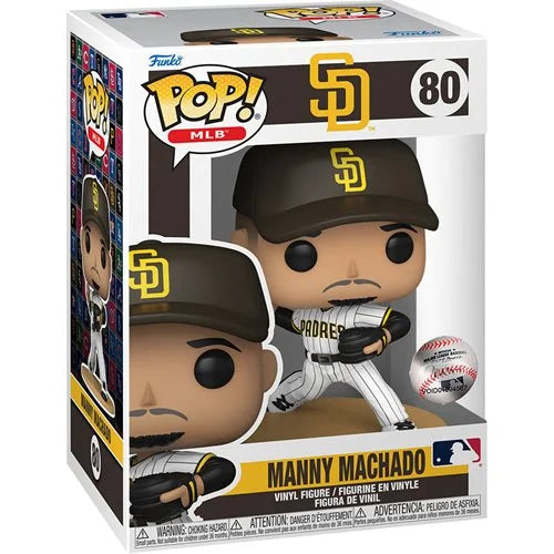 Funko Pop! MLB Padres Manny Machado (Home Jersey) Pop! Vinyl Figure - Action & Toy Figures Heretoserveyou
