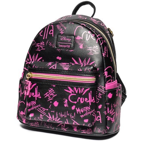 Loungefly Cruella Graffiti Mini-Backpack - EE Exclusive - Backpacks Heretoserveyou