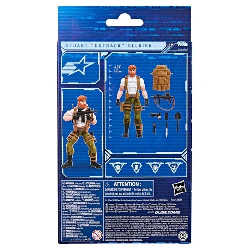 G.I. Joe Classified Series 6-Inch Stuart Outback Selkirk Action Figure Toy