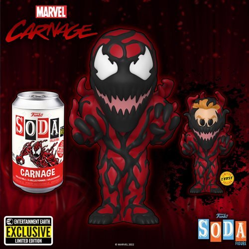 (Dented Cans) Funko Pop! Marvel Carnage Soda Vinyl Figure - EE Exclusive - Action & Toy Figures Heretoserveyou