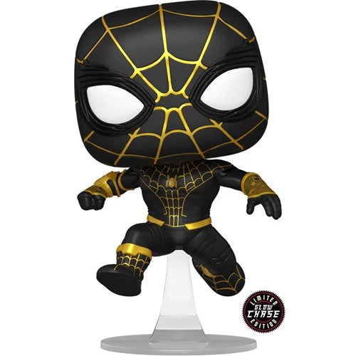 *PRE-ORDER* Spider-Man: No Way Home Unmasked Spider-Man Black Suit Pop! Vinyl Figure - AAA Anime Exclusive - Action & Toy Figures Heretoserveyou