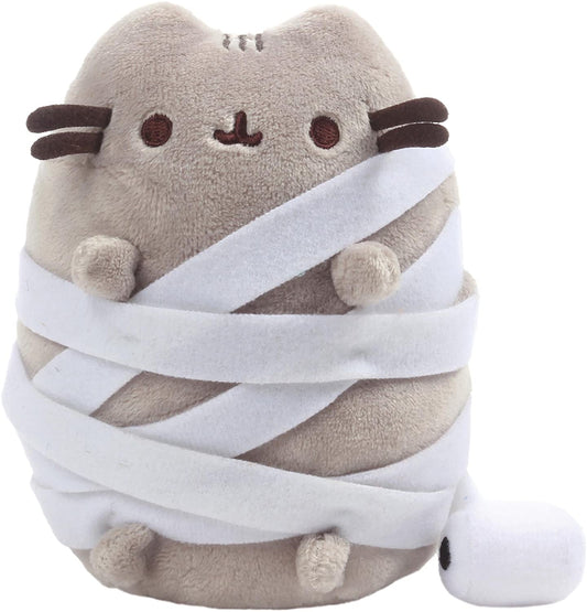 GUND Pusheen Mummy Halloween Cat Plush Stuffed Animal, Gray, 5" - Plush Toys Heretoserveyou
