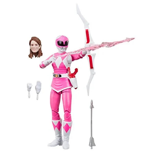 Power Rangers Lightning Collection Mighty Morphin Power Rangers Pink Ranger 6-Inch Action Figure - Action & Toy Figures Heretoserveyou