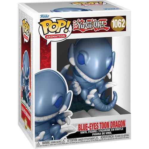 Funko Pop! Animation: Yu-Gi-Oh - Blue Eyes Toon Dragon (Mettalic) - Funko pop Heretoserveyou