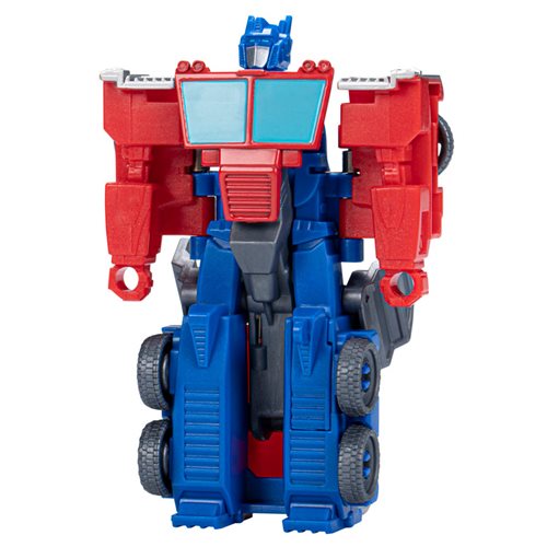 Transformers Earthspark 1 Step Flip Optimus Prime Action Figure Toy
