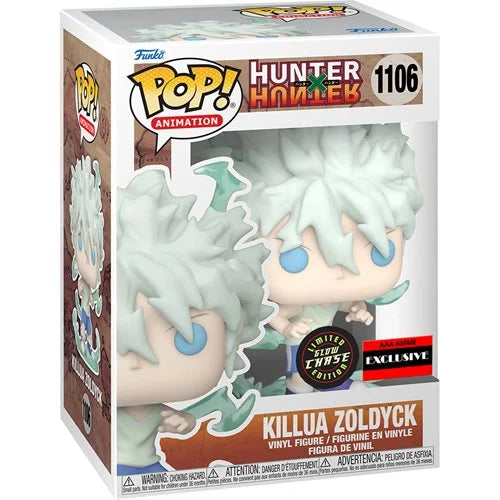 Hunter x Hunter Killua Zoldyck Godspeed Pop! Vinyl Figure - AAA Anime Exclusive - Action & Toy Figures Heretoserveyou