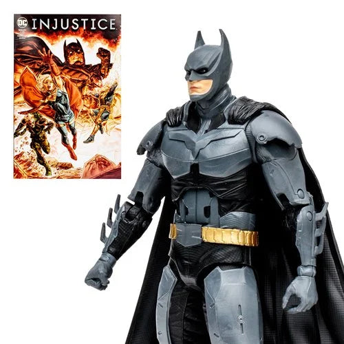 Injustice 2 Batman Page Punchers 7-Inch Scale Action Figure with Injustice Comic Book - Action & Toy Figures Heretoserveyou