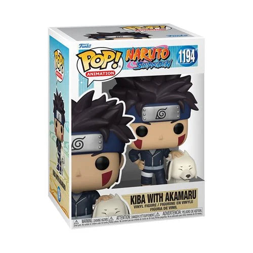 Funko Pop! Naruto Kiba with Akamaru Pop! Vinyl Figure