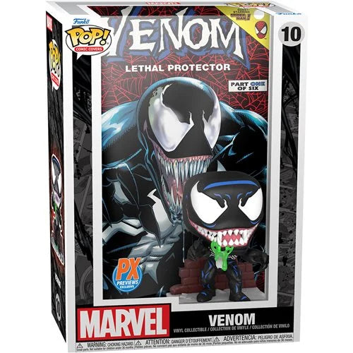 Funko Pop! Marvel Venom Pop! Lethal Protector Comic Cover Vinyl Figure - Previews Exclusive - Action & Toy Figures Heretoserveyou