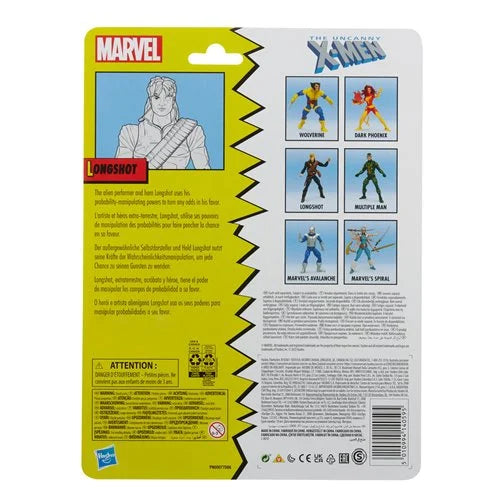 X-Men Marvel Legends Retro Longshot 6-Inch Action Figure Toy
