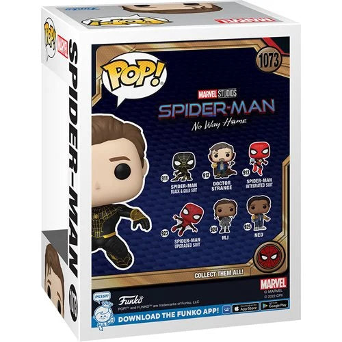 *PRE-ORDER* Spider-Man: No Way Home Unmasked Spider-Man Black Suit Pop! Vinyl Figure - AAA Anime Exclusive - Action & Toy Figures Heretoserveyou